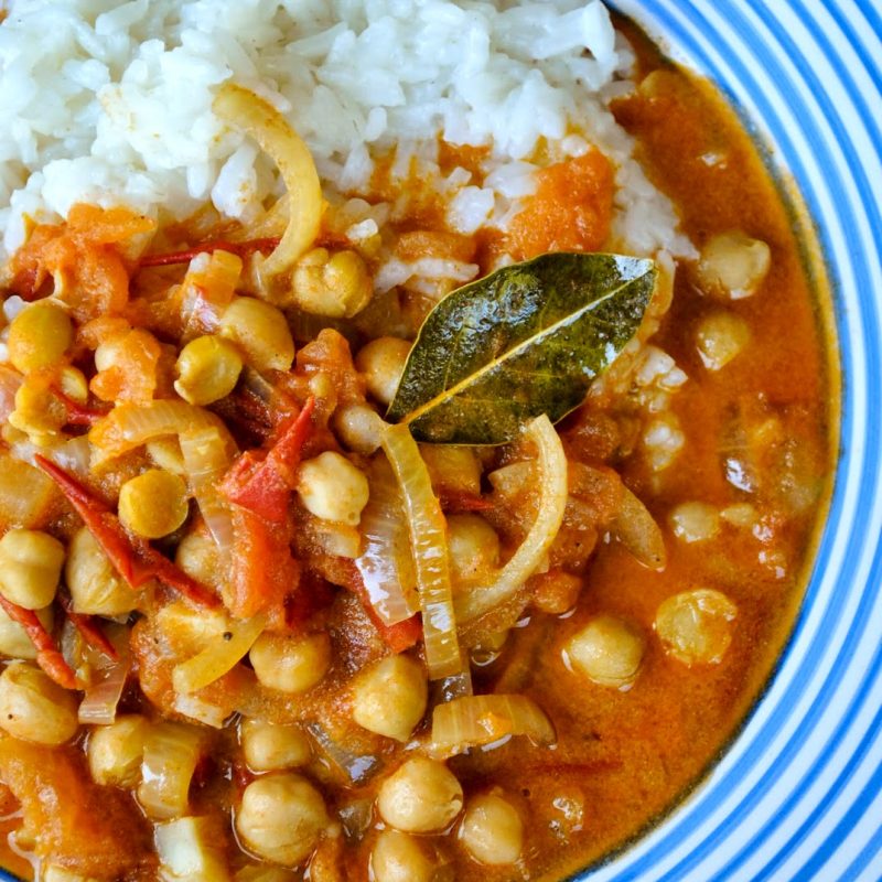 Curried Chickpeas konoko