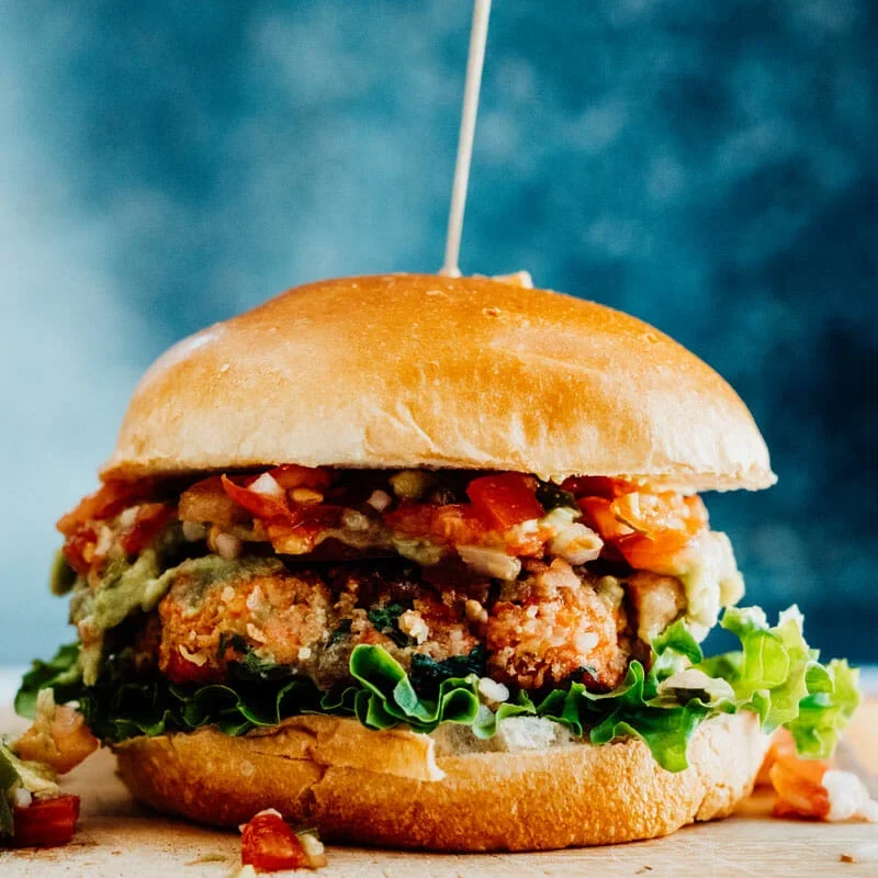 Salmon Burger konoko